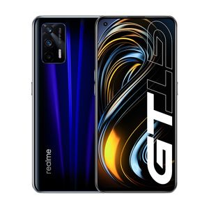 Téléphone portable d'origine Realme GT 5G 8 Go de RAM 128 Go de ROM Snapdragon 888 Octa Core 64.0MP AI NFC 4500mAh Android 6.43