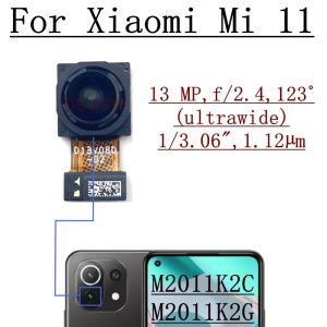 Caméra arrière d'origine pour Xiaomi MI 11 Mi11 5G Face à l'avant Face à l'arrière Big Main Came Came Cable Flex M2011K2C M2011K2G