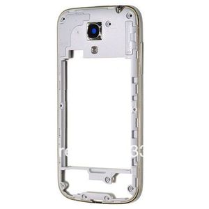 OEM carcasa trasera marco medio bisel cubierta de la caja para Samsung Galaxy S4 i9500 i9505 i337 carcasa + botón lateral gratis DHL