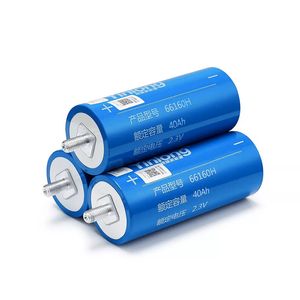 Yinlong Lithium Titanate Batterie 20C 800A Cellule LTO cylindrique à cycle profond rechargeable d'origine 66160 2.3V 40AH pour système de stockage d'énergie/Audio de voiture