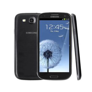 Original remis à neuf Samsung Galaxy S3 i9300 1G 16GB 3G réseau Quad Core 4.8 pouces 8MP caméra WiFi GPS téléphone intelligent