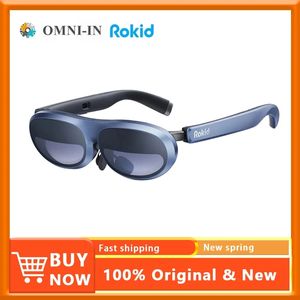 Lunettes intelligentes d'origine Rokid Max AR 3D Micro OLED 215 Max Screen 50ﾰ FoV Viewing for Phones/Switch/PS5/Xbox/PC Smart On Sales