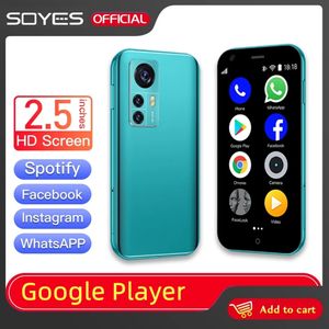 Desbloqueado SOYES D18 Teléfonos móviles Mini Android Smartphone 1GB RAM 8GB ROM Cámara dual Dual SIM 1000mAh 3G WCDMA Teléfono celular pequeño de 2.5 pulgadas