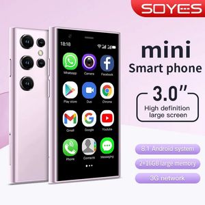 SOYES S23 Pro Mini Smartphones débloqués Android 8.1 double SIM 3.0 '' HD 1000 mAh batterie WIFI Bluetooth 3G petit téléphone portable