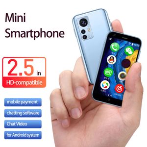 Original Super Mini Android Teléfonos celulares inteligentes SOYES 7S MTK6580 Quad Core 1GB RAM 8GB ROM 2.0MP Tarjeta SIM dual Pantalla de alta definición desbloqueada Smartphone