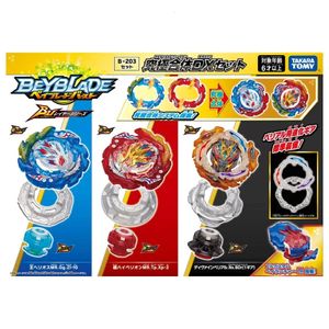 Original Tomy Beyblade Burst Bu B-203 Helios Hyperion Ultimate Fusion DX Set 240416