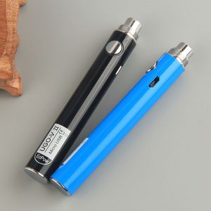 Original UGO V II 650 900 mah EVOD eGo 510 Batería Micro USB Passthrough Carga con cable USB vaporizadores Ecigs Open Vape baterías