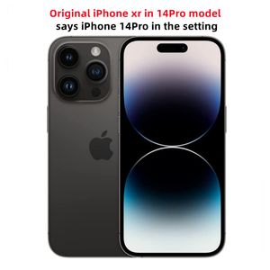Écran OLED débloqué d'origine apple iphone Xr en apparence de téléphone de style 14 pro 14pro