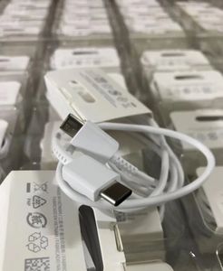 Câbles USB Type-C vers Type C d'origine Charge rapide pour Samsung Galaxy s10 note 10 Plus Prise en charge des cordons rapides avec emballage