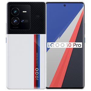 Téléphone portable d'origine Vivo IQOO 10 Pro 5G 8 Go 12 Go RAM 256 Go 512 Go ROM Snapdragon 8 Plus Gen 1 50MP NFC Android 6,78 