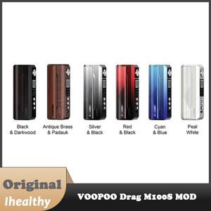Original VOOPOO Drag M100S Box Mod 100W Admite una sola batería 18650/21700 GENE. Vaporizador de cigarrillo electrónico con chip TT 2.0