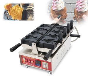 Procesamiento de alimentos Helado Forma de pez Waffle Baker Maker Máquina eléctrica Taiyaki Verano caliente