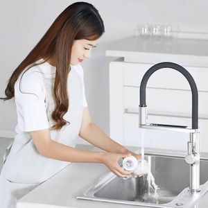 Original Xiaomi Youpin DABAI Fregadero de cocina Sensor Grifo Pre-enjuague Pulverizador Inducción Giratorio Sin contacto Un mango Grifo mezclador CYX-C7 3012587