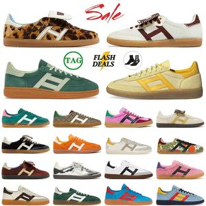 Original Designer Spezial Leopard Chaussures Même style pour les hommes et les femmes Flat Wales Bonner Fashion Play Casual Shoes