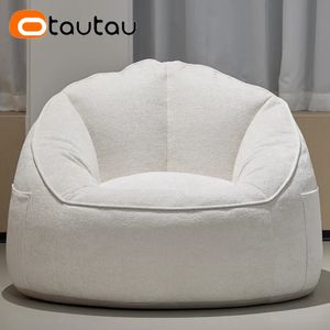 OTAUTAU Pouf Pouf couverture sans remplissage extérieur étanche Pouf chaise bouffée Ottoman Salon jardin plage canapé-lit Sac SF116 240118