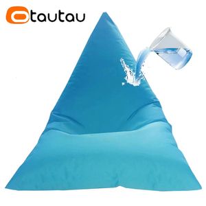 OTAUTAU Pouf extérieur Pouf couverture sans remplissage jardin plage piscine bouffée oreiller Sac Camping Chaise longue étanche DD036 240118