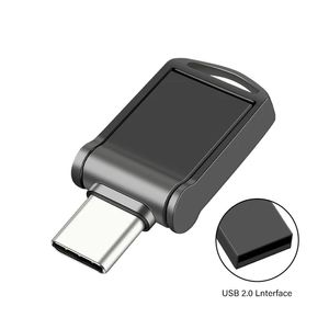 OTG tipo C Pen Drive Mini memoria USB de metal 32 GB memoria USB 128 GB 64 GB Pendrive para teléfono inteligente