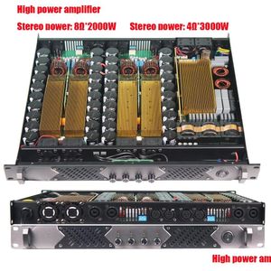Otros accesorios de A/V Equipo Pakitson XT42000Add Amplificador de potencia digital profesional 3000W Etapa de 4 canales o altavoz para estudio DHKGV