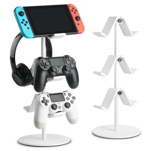 Other Accessories Game Controller Stand Headphone Holder 3 Tier Controller Holder Universal Gamepad Accessories Controller Holder White fink black 230706
