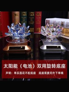 Autres arts et métiers Crystal Glass Lotus Décoration Lunettes de téléphone portable Bijoux Comptoir Accueil Articles chinois Drop Livraison Ottab