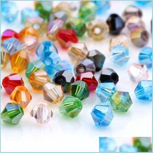 Otro abalorio espaciador de cristal austriaco para la fabricación de joyas Suministros Pulsera Mujeres Accesorios de bricolaje Be Beads de vidrio sueltos Venta al por mayor Drop De Dhm5E