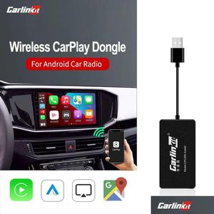 Autre électronique automobile Carlinkit Adaptateur Carplay sans fil USB Filaire Android Dongle pour Aftermarket Sn Car Ariplay Smart Link Mirro Z Dhagk