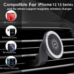 Nouveau support de chargeur sans fil de voiture magnétique 30W pour Apple Phone 13 Series IPhone 12 13 Pro Max Mini support de téléphone de charge rapide pour voiture x0720