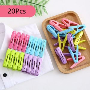 Other Bedding Supplies 20Pcs multi-color plastic clothespin strong windproof clothespin plastic clothes clip underwear socks clothespins clothes pin