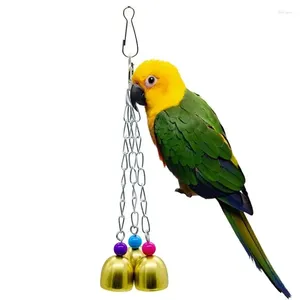 Otros suministros para pájaros Pet Parrot Bell Toys colorido Bola de rollito Hollow Toy Parakete Cage Cage Fun