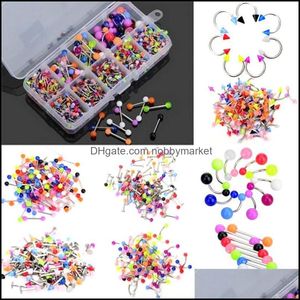 Other Body Jewelry 50Pcs Fake Nose Ring Lip C Clip Piercing Burun Rings Hoop For Women Neuspiercing Drop Delivery 2021 Cblsj