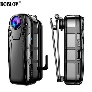 Autres produits d'appareil photo Boblov L02 1080P Vision nocturne infrarouge Objectif Full HD Mini Dash Cam Petit caméscope Grand angle 125 degrés Bodycam 230626