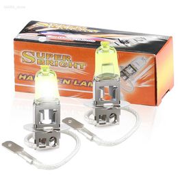 Autres lumières de voiture Urbanroad 2 pièces / lot H3 ampoules 3000K halogène xénon H3 12V 55W brume d'or prix usine conception automobile parking L204