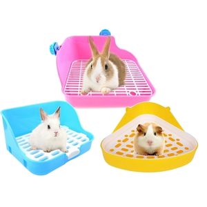 Autres fournitures pour chats Pet Lapin Coin Plateau Boîte De Nettoyage Meubles Pour Kitty Hamster Chinchilla s Petit Animal Animaux Toilette Litière Pan 221108