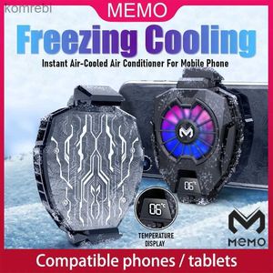 Otros accesorios para teléfonos celulares MEMO DL05 DL06 FL05 Enfriador de teléfono móvil Radiador de ventilador de enfriamiento para sistema de enfriamiento de teléfono PUBG Disipador de calor fresco para tabletas de teléfonos celulares 240222