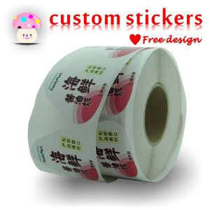 Otras pegatinas decorativas Pegatinas personalizadas Plástico PVC Papel de vinilo Transparente Adhesivo transparente Holograma redondo Papelería Etiquetas adhesivas Impresión 230907