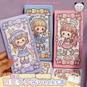 Other Decorative Stickers Telado Variodo Sauce Weeks Hand Ledger Cute and Paper Tape Chequer Book 230818