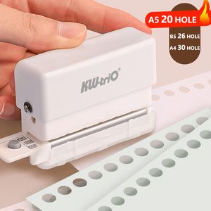 Other Desk Accessories 6 Holes Hole Puncher Diy A4 A5 B5 Loose Leaf Paper Hole Punch Planner Scrapbooking Paper Binding Standard Hole Punch Machine 230703