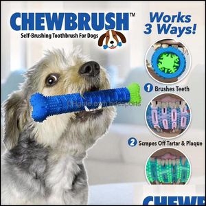 Otros suministros para perros Chewbrush Stick Pet Molar Toy New Dog Cepillo de dientes 1194 V2 Entrega de gotas Home Garden Supplies Dhjn2