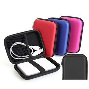 Other Drives Storages Hand Hdd Carry Case Usb Flash Hard Drive Disk Carrying Pouch Bag For Pc Laptop Earphone Storage Bags Drop Delive Dh7Kn