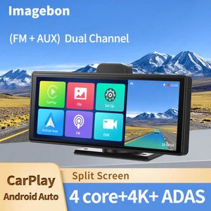 Autres appareils électroniques 1026 CarPlay sans fil Android Auto Dash Cam ADAS Écran tactile 4K DVR GPS Navigation Tableau de bord Enregistreur vidéo 24H Park AUX J230427