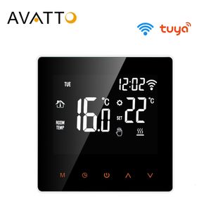 Autres appareils électroniques AVATTO Tuya WiFi Thermostat intelligent Contrôleur de température pour chauffage électrique au sol Chaudière à gaz Travail vocal Google Home 230829