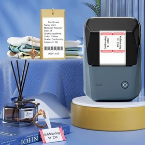 Autres appareils électroniques NiiMbot B1 Imprimante d'étiquettes sans encre Portable Bluetooth Autocollant adhésif Machines d'étiquetage d'affaires Papier 20 mm 50 mm Étiquettes 231019
