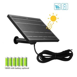 Autres appareils électroniques Extérieur 8W Panneau solaire étanche Batterie intégrée Banque d'alimentation solaire 12V 5V USB Chargeur solaire pour caméra IP de sécurité Routeur Wifi 230715