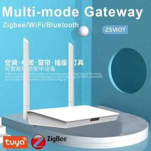 Autres électronics TUYA Zigbee Gateway 30 Hub Bluetooth Gateway with Network Cable Pocket Connection Wired Smart Life Control Y230927
