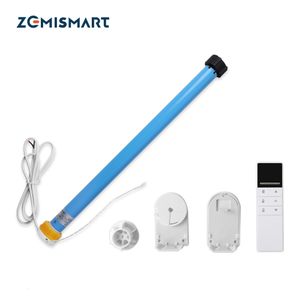 Autres appareils électroniques Zemismart WiFi Smart Store à rouleau électrique Rideau automatique pour tube de 37 mm Tuya Alexa Google Home 230829