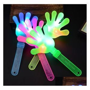 Autres fournitures de fête d'événement LED Light Up Hand Clapper Concert Bar Nouveauté Clignotant S Palm Slapper Enfants Électronique En Gros Sn5310 Dhop9