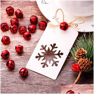 Autres événements Fournitures de fête Small Jingle Bells Christmas pour bricolage Craft Courrure DÉCOR DROP TRANSE