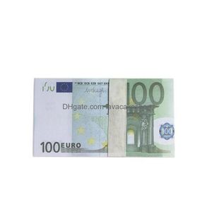 Otros suministros festivos para fiestas 2022 Prop Money Toys Dólar Euros 10 20 50 100 200 500 Notas falsas conmemorativas Juguete para niños Christma Dhig2YC8S
