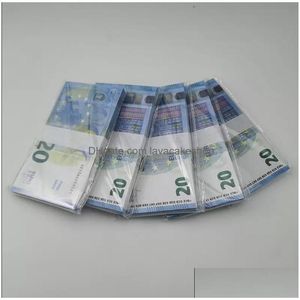 Otros suministros festivos para fiestas 2022 Prop Money Toys Dólar Euros 10 20 50 100 200 500 Notas falsas conmemorativas Juguete para niños Christma Dhig2YNML9F1N