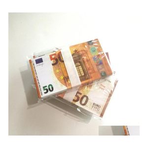 Other Festive Party Supplies 50 Size Bar Props Coin Simation 10 20 100 Euro Fake Currency Toy Film Filming Practice Banknotes / Pa Dhgrw